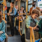 How to Use Public Transport in Berlin – passengers riding a city bus with relaxed atmosphere and diverse group of people