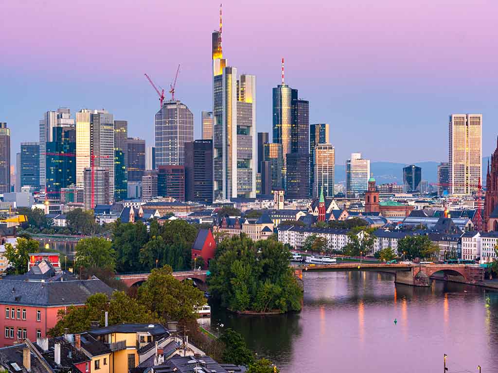 International cities in Germany Frankfurt 